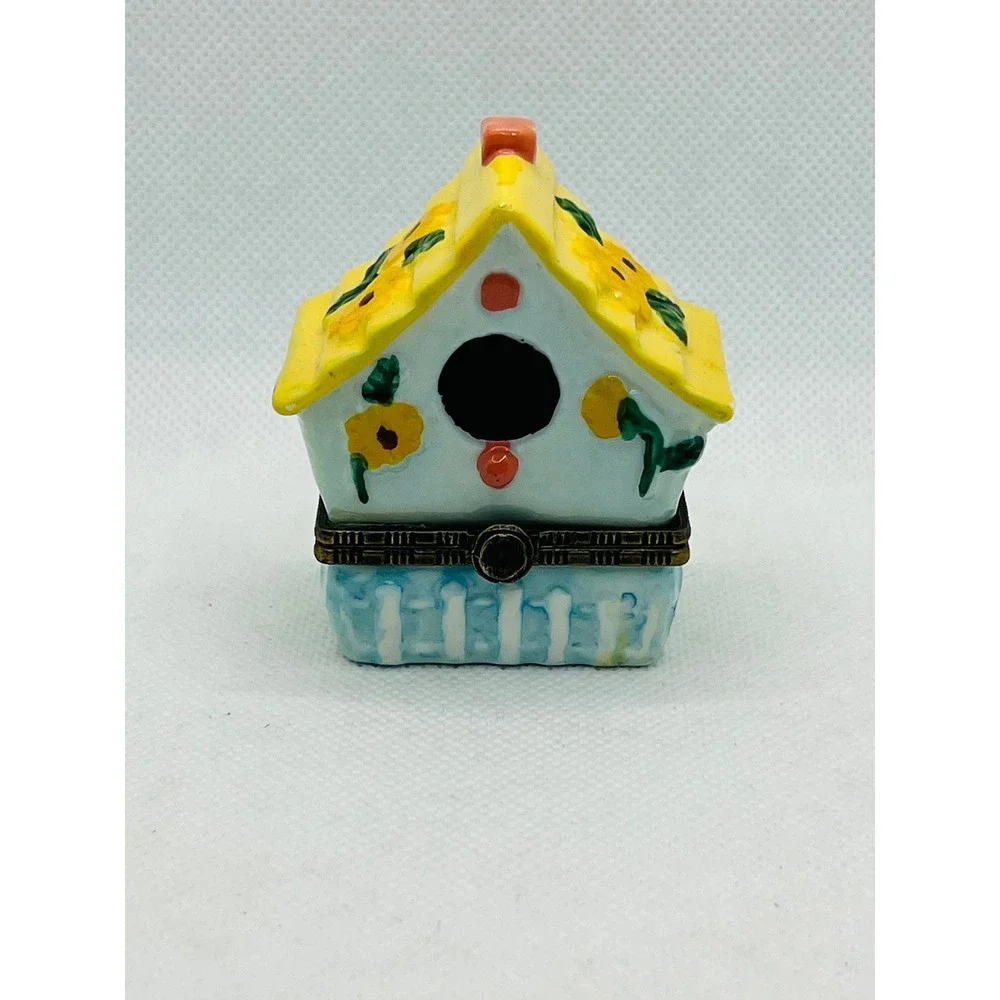 Vintage‎ Birdhouse Trinket Box Vanity Box Décor